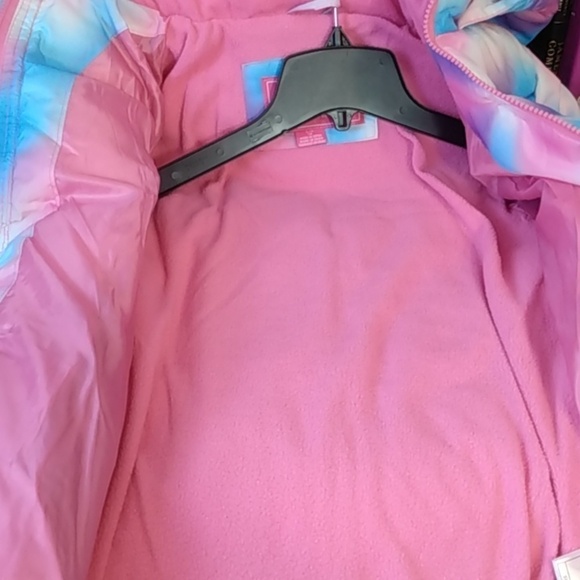 CB SPORTS ARTIC ALL WEATHER HOODED PUFFER COAT PINK TIE DYE SIZE LARGE 1… - Picture 6 of 8